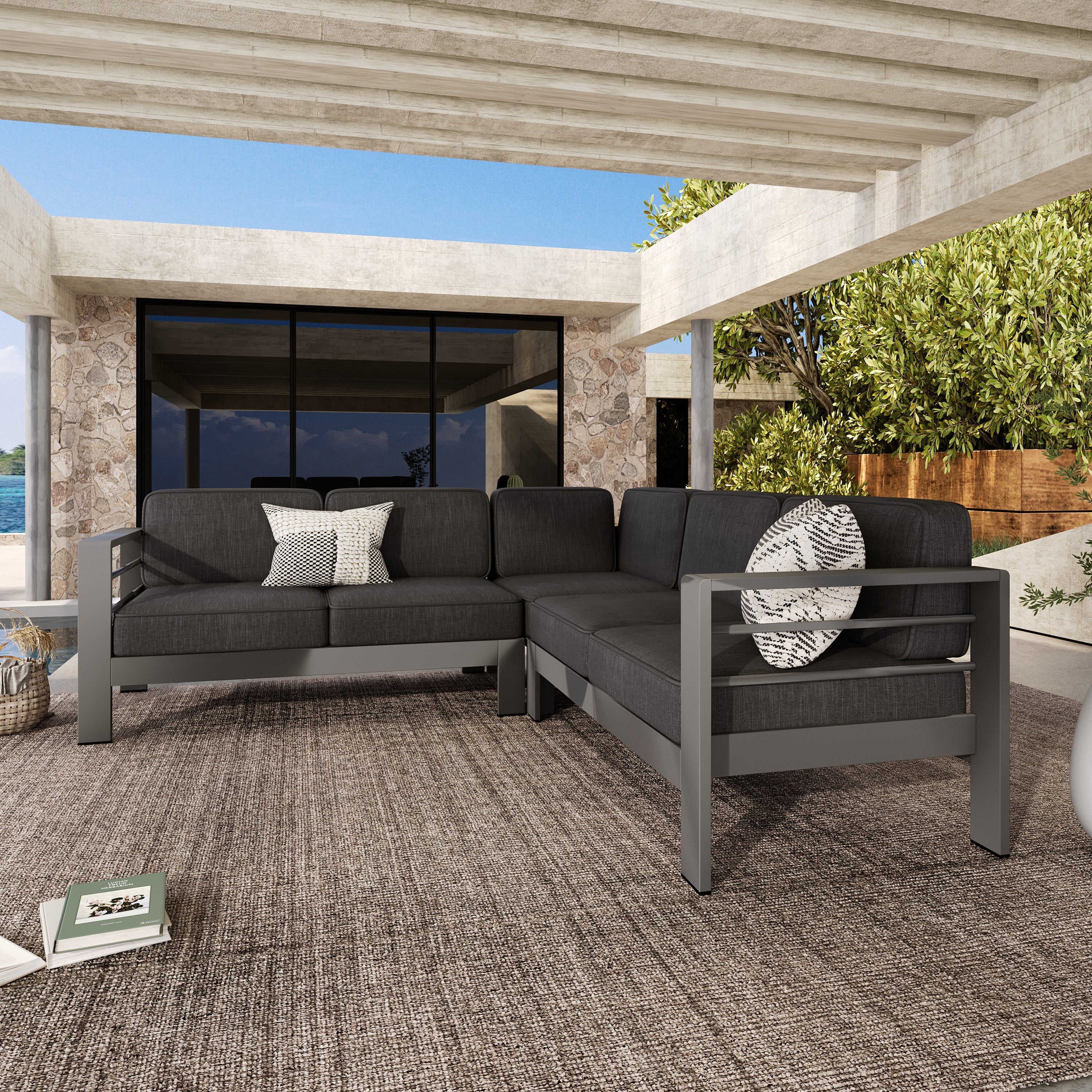 Patio sofa