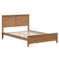 GDFStudio Susan Modern Solid Wood Platform Bed with Headboard, Full Size