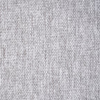 Set of 2 Scandinavian Dining Chairs, Curved Wood Back & Gray Fabric Seat