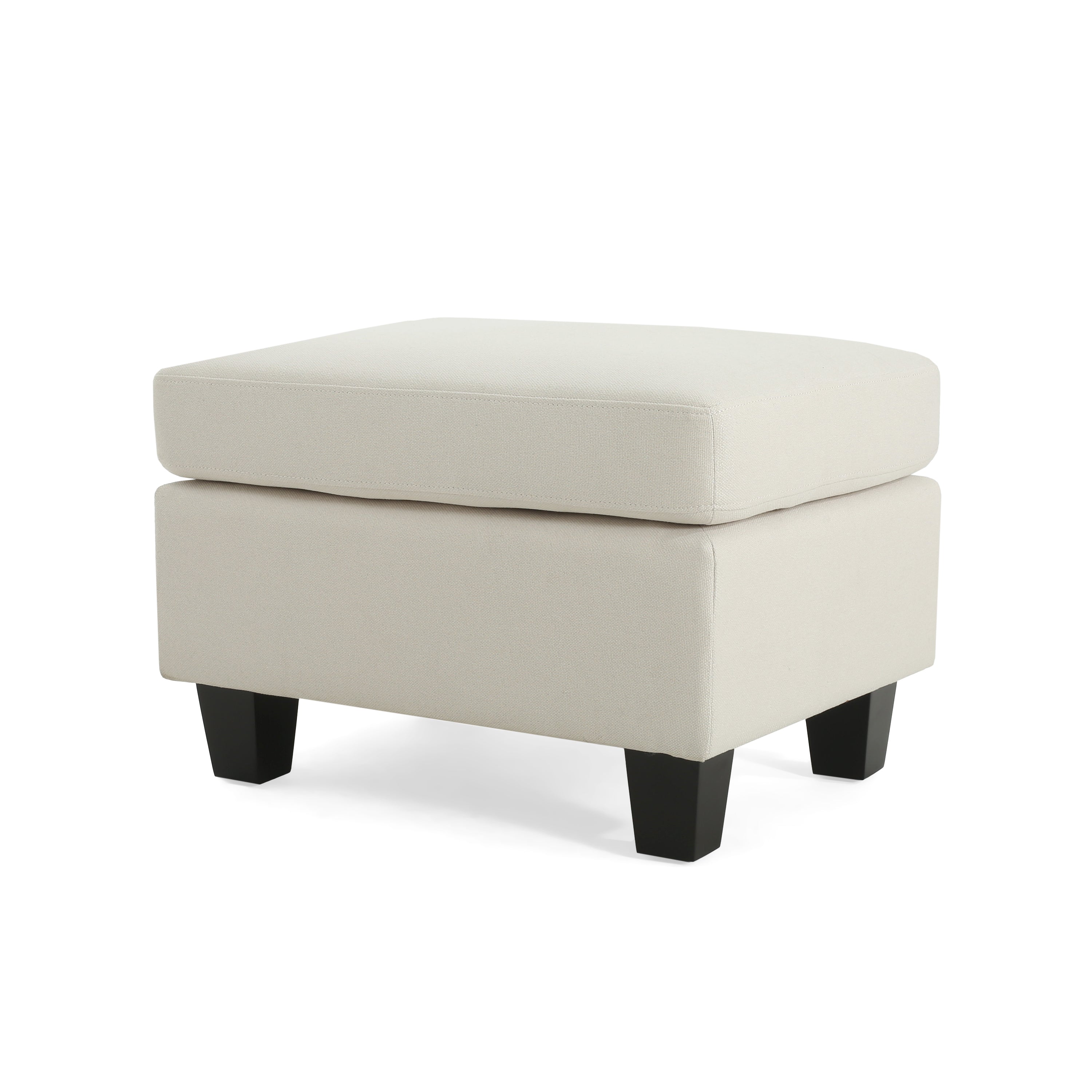 Modern Footstool Ottoman – Portable Accent Seat, Durable Frame & Stylish Upholstery