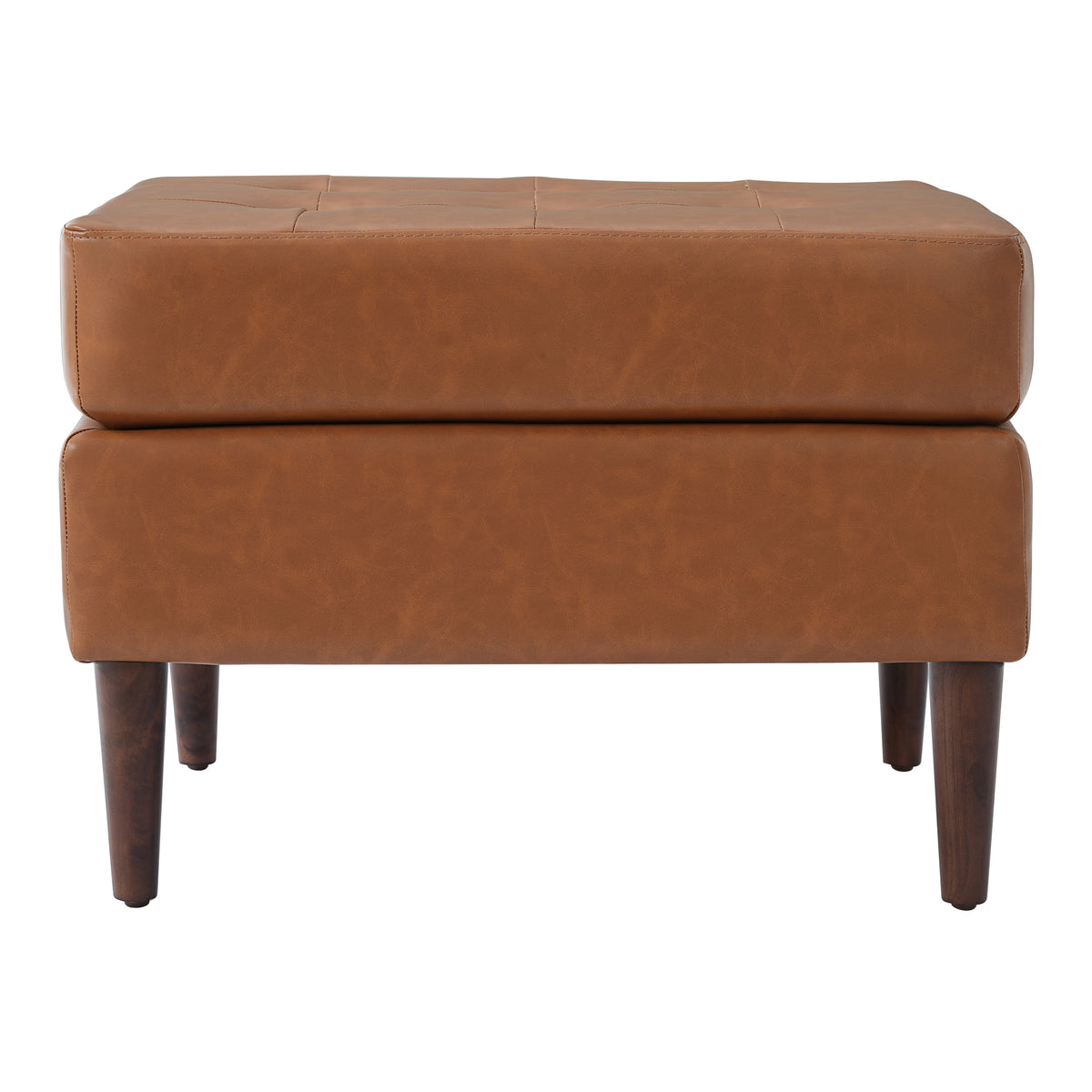 Christopher Knight Home Soren Modern Rubberwood Upholstered Bench, Brown
