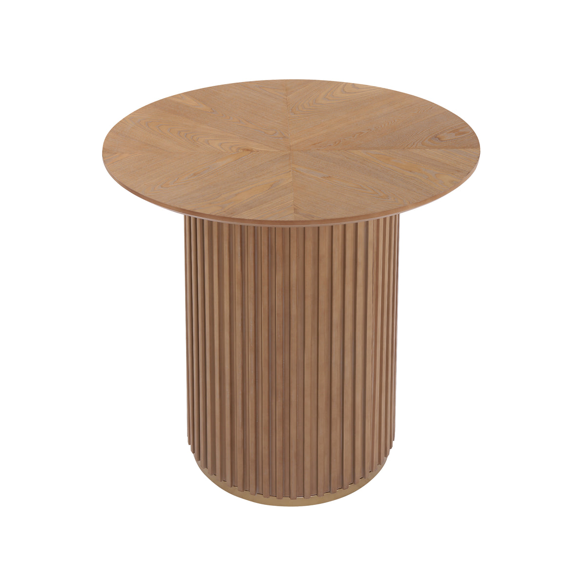 Christopher Knight Home Tavian Modern Counter Height Dining Table with Wood Tabletop and Metal Base, Light Ash