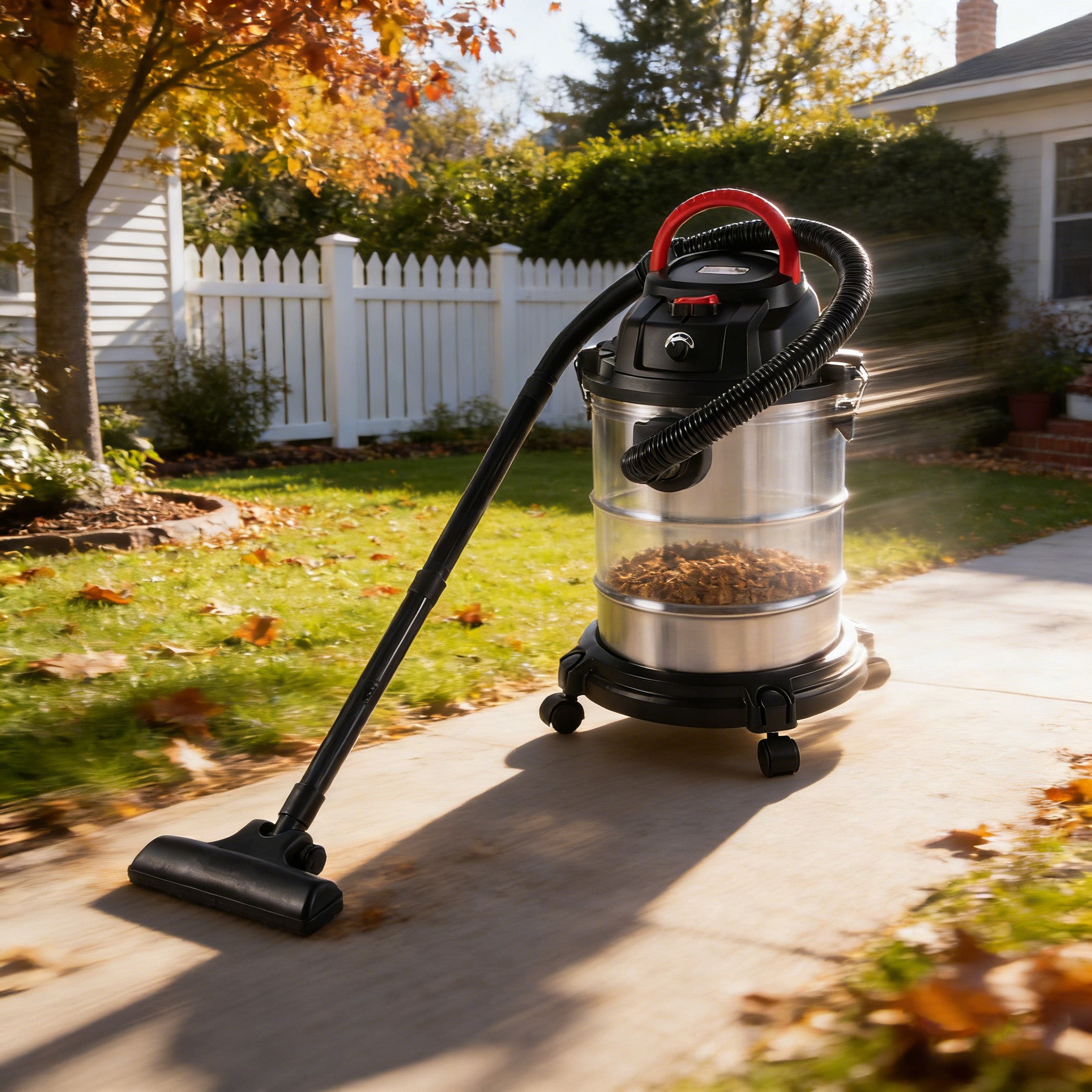 GDFStudio Max 8 Gallon Electric Wet and Dry Vacuum with Blowing Function,Black