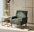 GDFStudio James Modern Corduroy Accent Chair with Solid Wood Legs