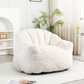 GDFStudio Thoii Modern Faux Fur Upholstered Bean Bag Chair