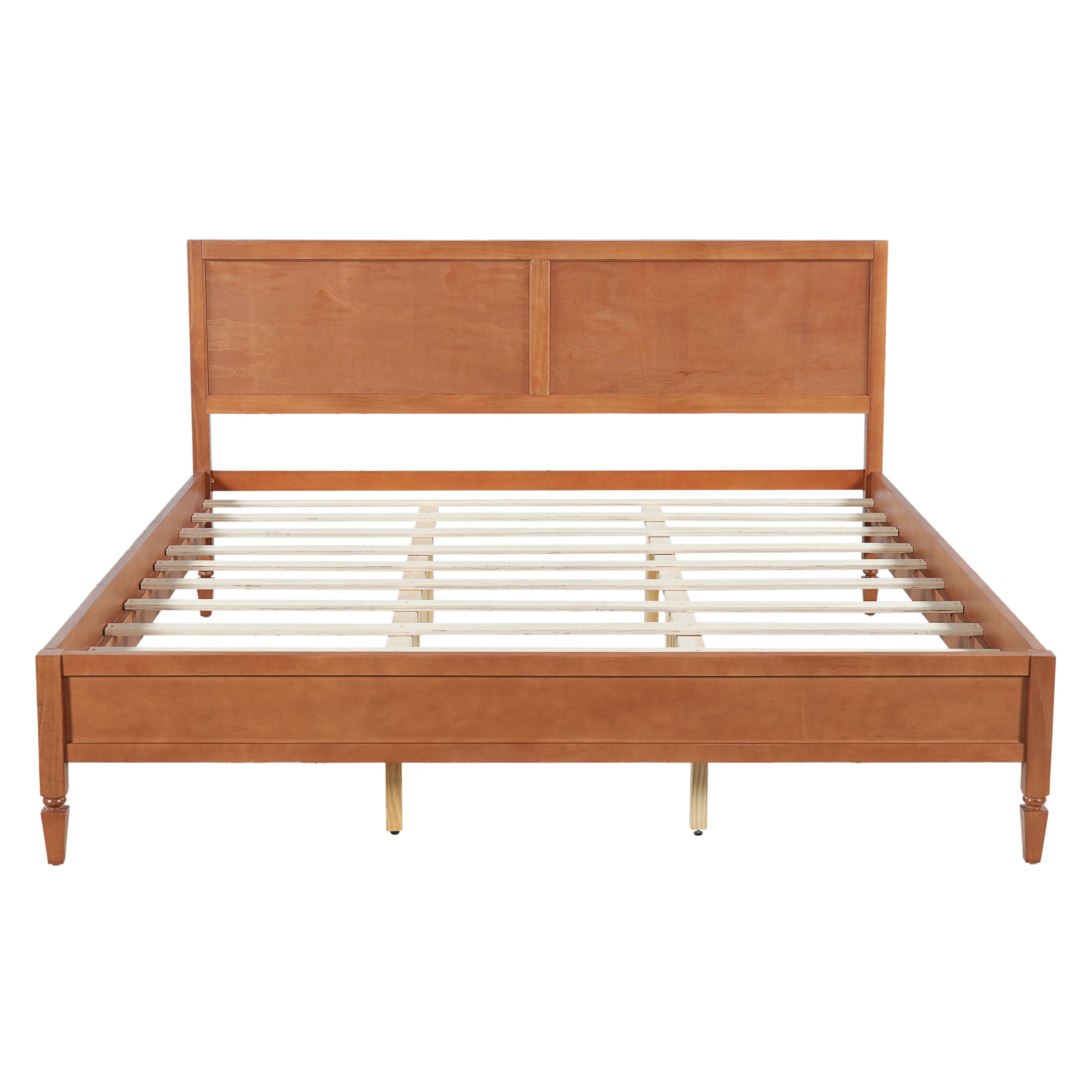 Christopher Knight Home Kesia Modern Wooden Bed Frame with Headboard, Brown, King