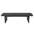 Christopher Knight Home Ananke Modern Bench with Acacia Wood Legs, Black