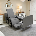 GDFStudio Notos 3-in-1 Convertible Electric Nursing Bed with OKIN Dual Motors, Gray