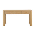 Christopher Knight Home Deimos Rustic Wooden 3-Drawer Writing Desk, Natural