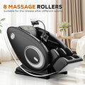 Christopher Knight Home Finn Full Body Air Pressure Massage Chair Recliner with Bluetooth and Zero Gravity, Black