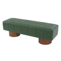 Christopher Knight Home Harmonia Modern Rubberwood Upholstered Bench, Green-PU