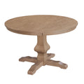 Christopher Knight Home Remuda Rustic Wood Round Dining Table with Pedestal Leg, Light Natural