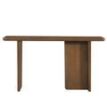 Christopher Knight Home Arden Modern Round Edge Console Table, Walnut