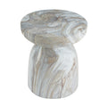 Christopher Knight Home Fabricius Modern Lightweight Concrete Accent Side Table, Stone Gray