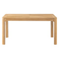 Christopher Knight Home Zoren Modern Rubber Wood Dining Table with Rounded Design, Natural