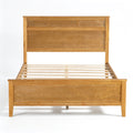 Christopher Knight Home Everett Transitional Farmhouse Wood Platform Bed with Headboard, Natural