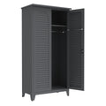 GDFStudio Corae 73'' Tall Metal Tool Storage Cabinet with 2 Doors and 5 Shelves, Slate