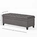 Christopher Knight Home 50" Storage Ottoman Bench with Hidden Storage