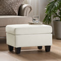 Modern Footstool Ottoman – Portable Accent Seat, Durable Frame & Stylish Upholstery