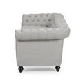 Christopher Knight Home Chesterfield Tufted Sofa with Scrolled Arms & Nailhead Trim