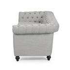 Christopher Knight Home Chesterfield Tufted Sofa with Scrolled Arms & Nailhead Trim