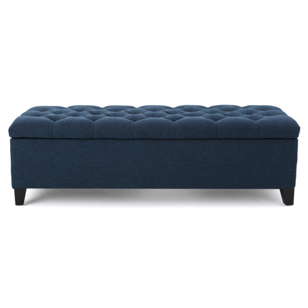 Christopher Knight Home Tufted Storage Ottoman Bench with Hidden Compartment & Soft-Close Hinges