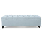Christopher Knight Home Tufted Storage Ottoman Bench with Hidden Compartment & Soft-Close Hinges