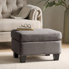 Modern Footstool Ottoman ¨C Portable Accent Seat, Durable Frame & Stylish Upholstery