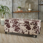 Christopher Knight Home 50" Faux Leather Tufted Storage Ottoman Bench with Hidden Storage