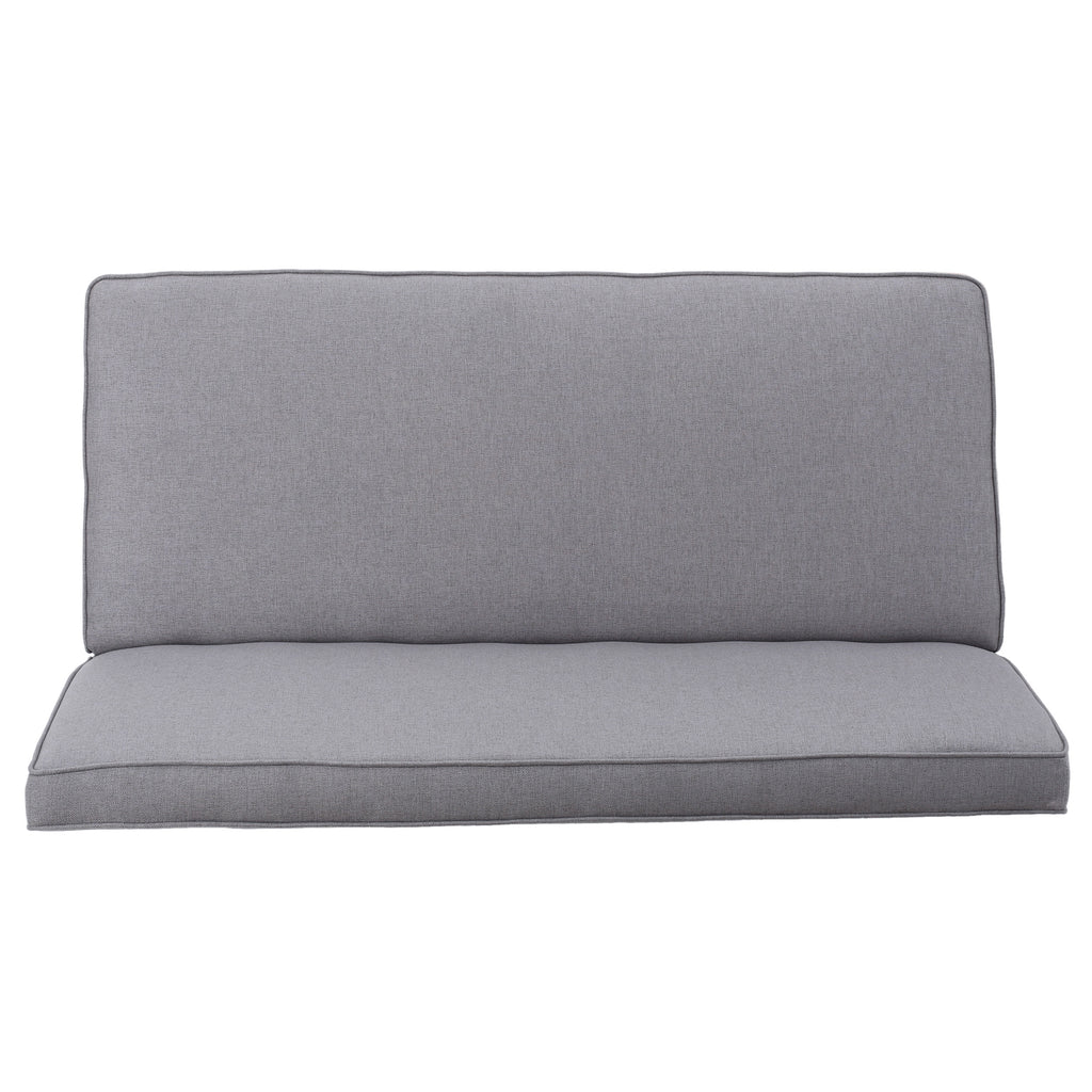 Modern Upholstered Loveseat with Solid Wood Frame & Birch Legs