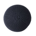 Abena Knitted Cotton Pouf