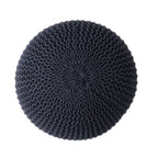 Abena Knitted Cotton Pouf