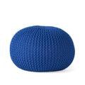 Abena Knitted Cotton Pouf