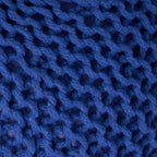 Abena Knitted Cotton Pouf