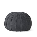 Corisande Knitted Cotton Pouf