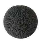Hershel Knitted Cotton Pouf