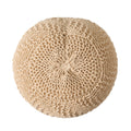 Hershel Knitted Cotton Pouf