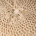 Hershel Knitted Cotton Pouf