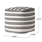 Davis Boho Cotton Pouf