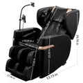 Christopher Knight Home Arthur Full Body Air Pressure Massage Chair Recliner with Bluetooth and Zero Gravity, Black