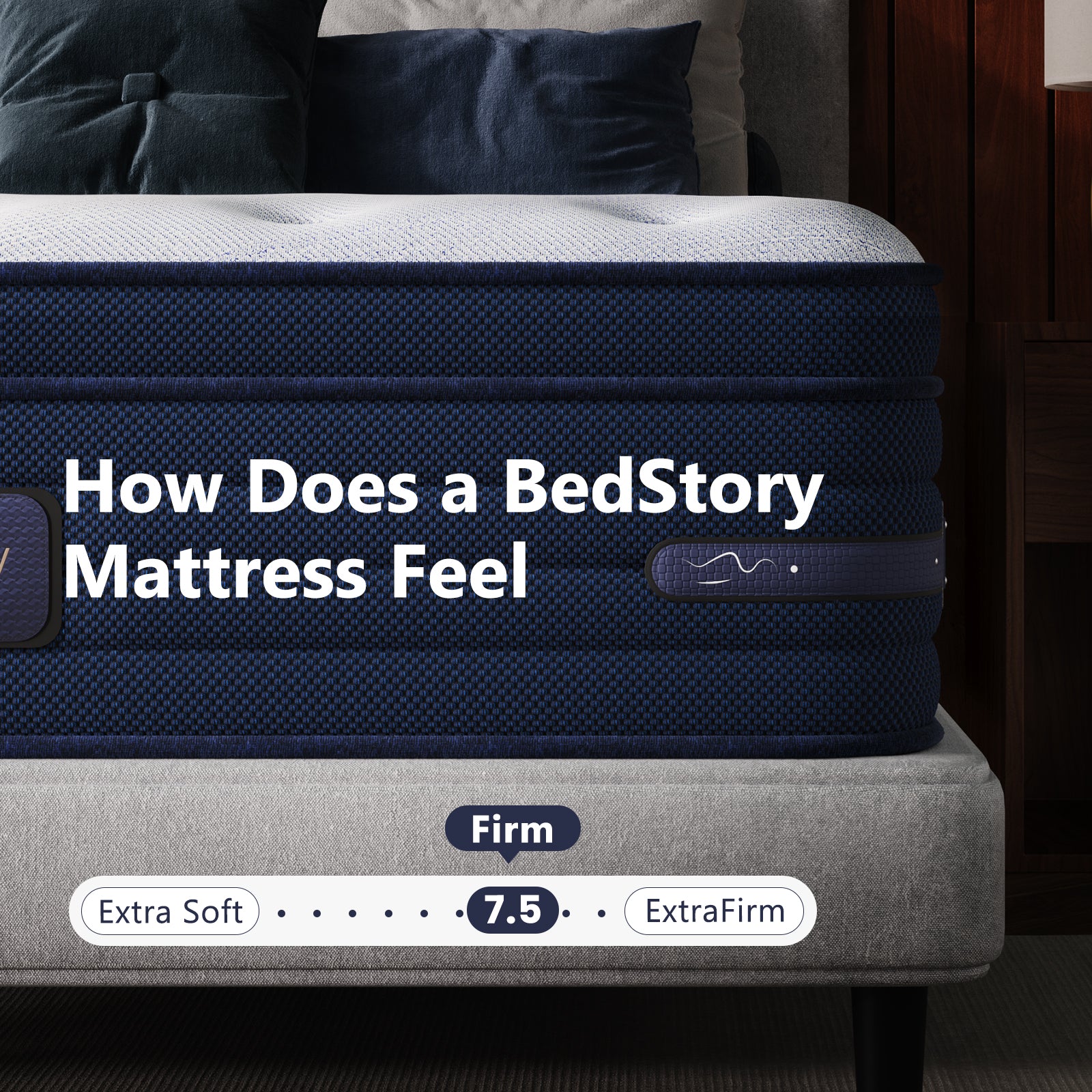 BedStory SpineAlign Pro 14" Firm Pressure Relieving Cooling Hybrid Mattress?Queen