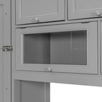 Twin Size Murphy Bed with TV Stand, Storage Drawers & Cabinets, Space-Saving Wall Bed for Small Rooms