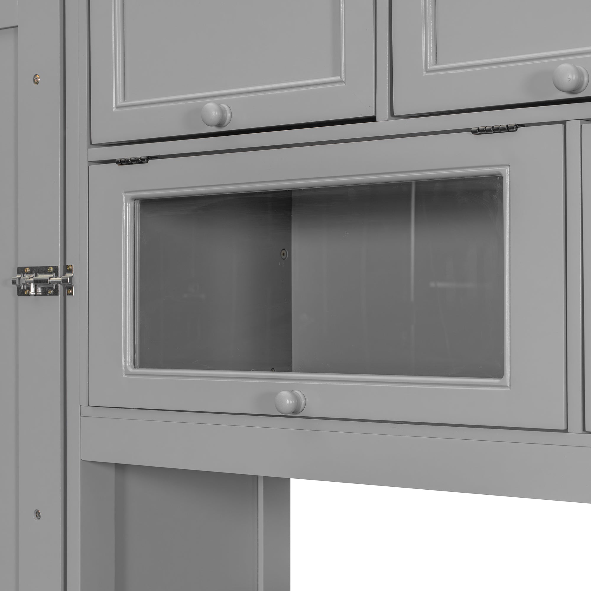 Twin Size Murphy Bed with TV Stand, Storage Drawers & Cabinets, Space-Saving Wall Bed for Small Rooms