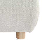 Christopher Knight Home Modern Boucle Upholstered Platform Bed with Pillow Headboard