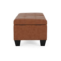 Modern Storage Ottoman with Cushioned Seat – Multifunctional Bench for Living Room, Bedroom & Small Spaces