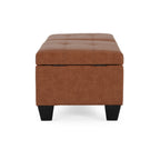 Modern Storage Ottoman with Cushioned Seat ¨C Multifunctional Bench for Living Room, Bedroom & Small Spaces