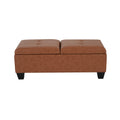 Modern Storage Ottoman with Cushioned Seat – Multifunctional Bench for Living Room, Bedroom & Small Spaces