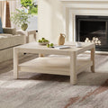 Christopher Knight Home Taeyong Modern Square Coffee Table with Soft Rounded Corner, Natural