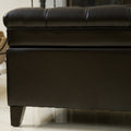 Christopher Knight Home Storage Ottoman – Button-Tufted Seat, Hidden Storage & Solid Wood Legs