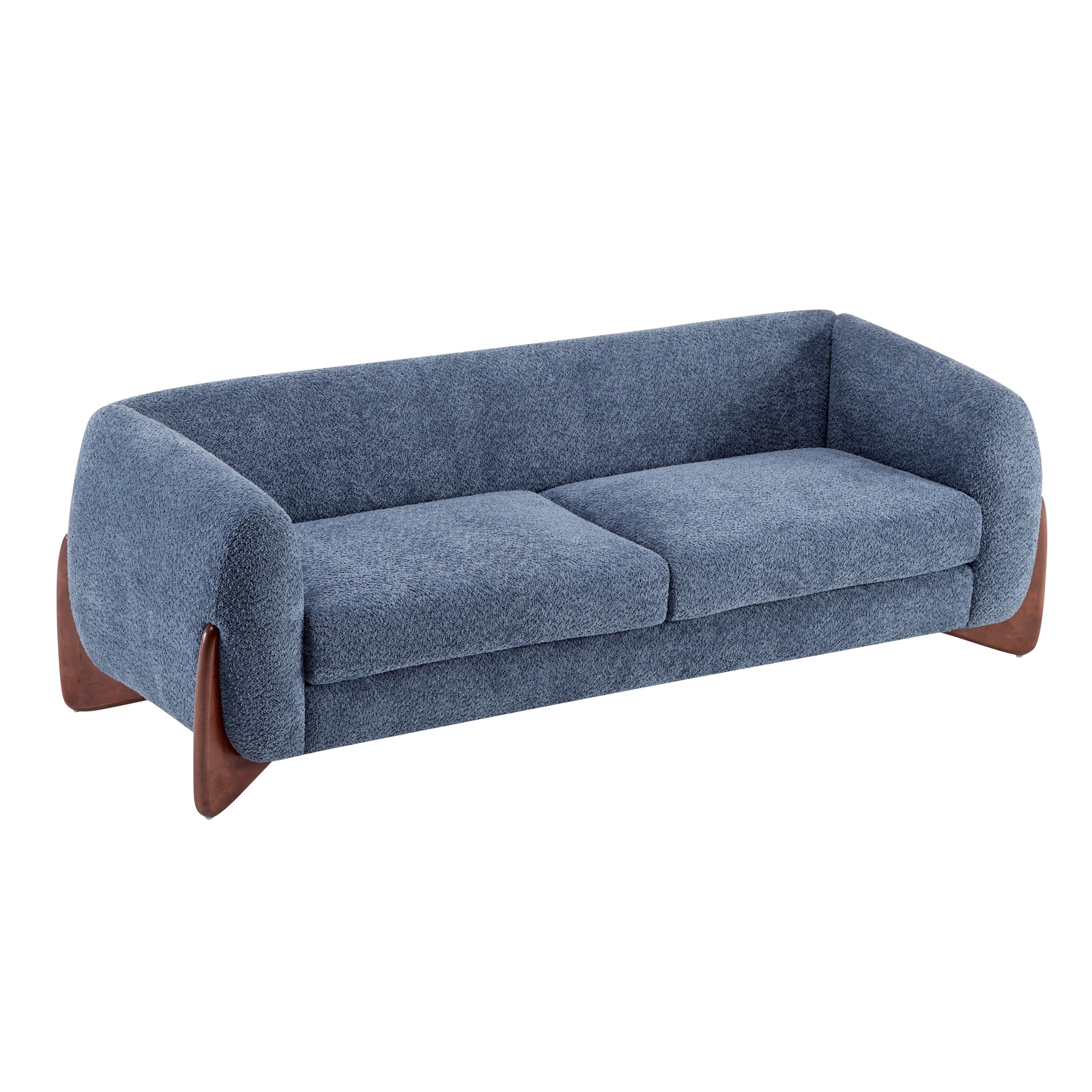 Christopher Knight Home 82" Boucle Sofa with Birch Wood Legs – Modern Cozy Upholstered 3-Seater